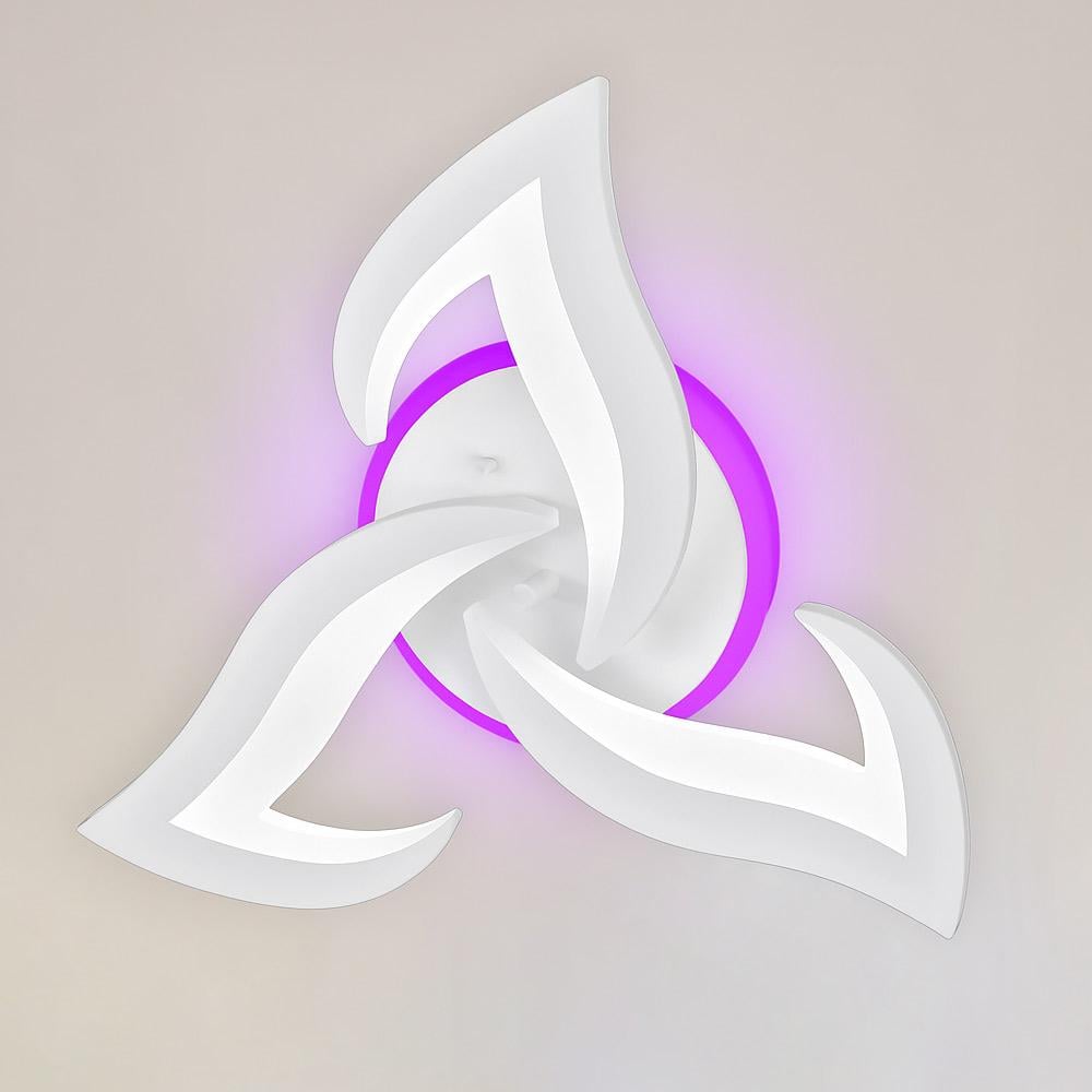 Люстра потолочная светодиодная Light House SY-20265/3 WH/RGB D565хH95 42W/23W Pult Белый