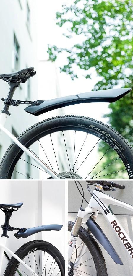 Набор велосипедных крыльев ROCKBROS Mudguard 28210003001 пластиковых (RB-28210003001-4058) - фото 6