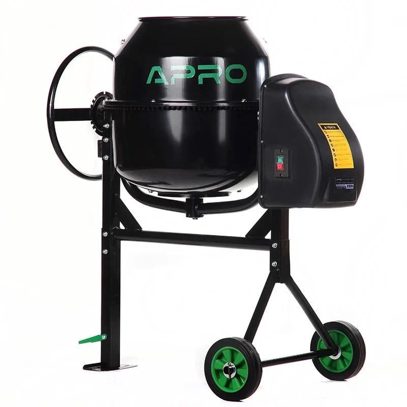 Бетономешалка Apro СМ-140 28-30 об/мин. 550 Вт 140 л венец из чугуна кабель 2,1 м (83740/899514) - фото 4 Бетономешалка Apro СМ-140 28-30 об/мин. 550 Вт 140 л венец из чугуна кабель 2,1 м (83740/899514) - фото 4