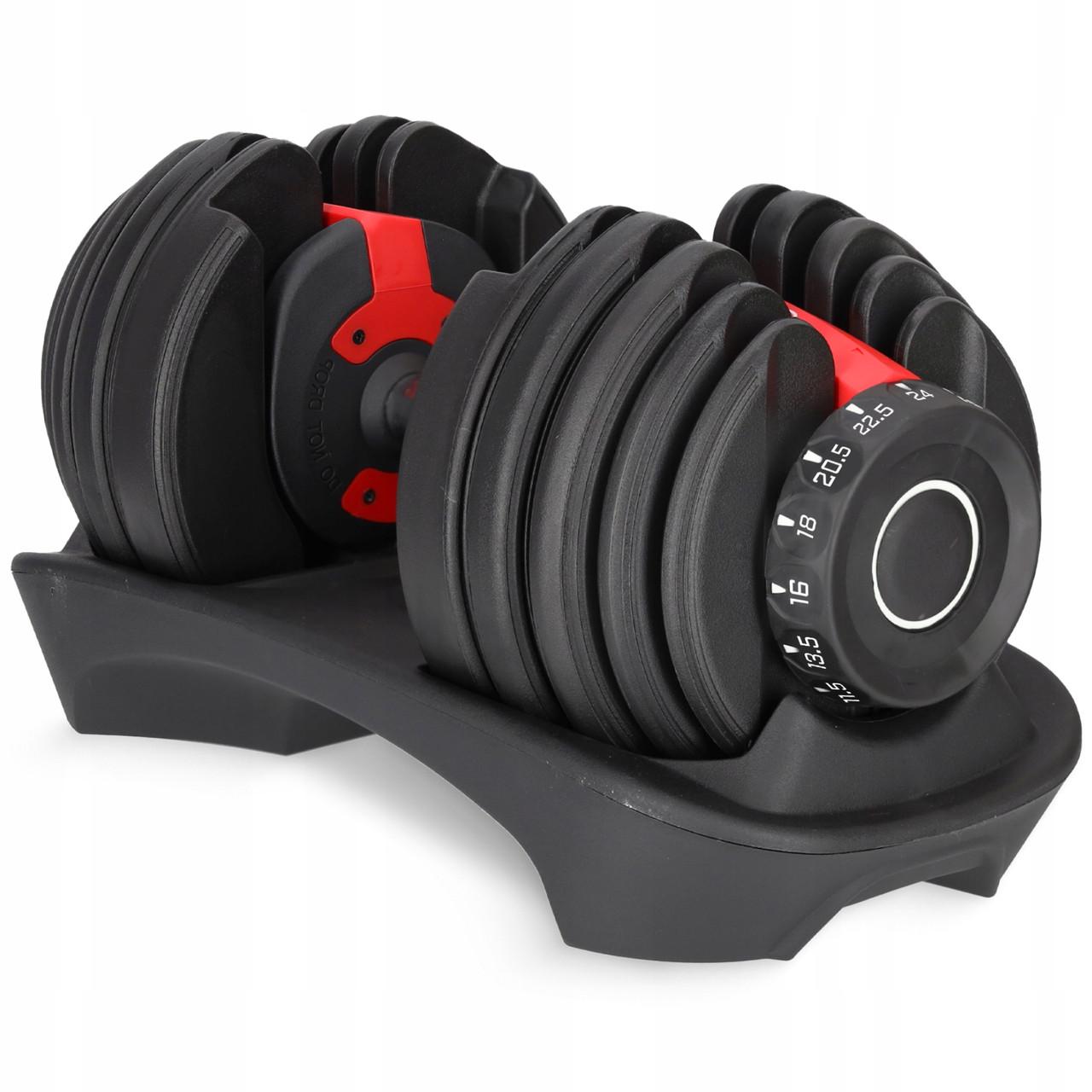 Гантель 4fizjo Premium с регулируемым весом 2,5-24 кг (P-5907739319203)