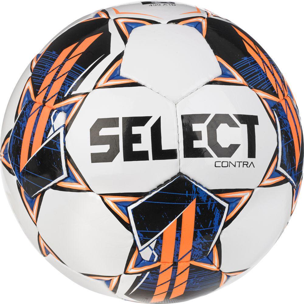 Футбольний м'яч Select Contra FIFA Basic v23 085316-189 р. 4 Біло-помаранчевий
