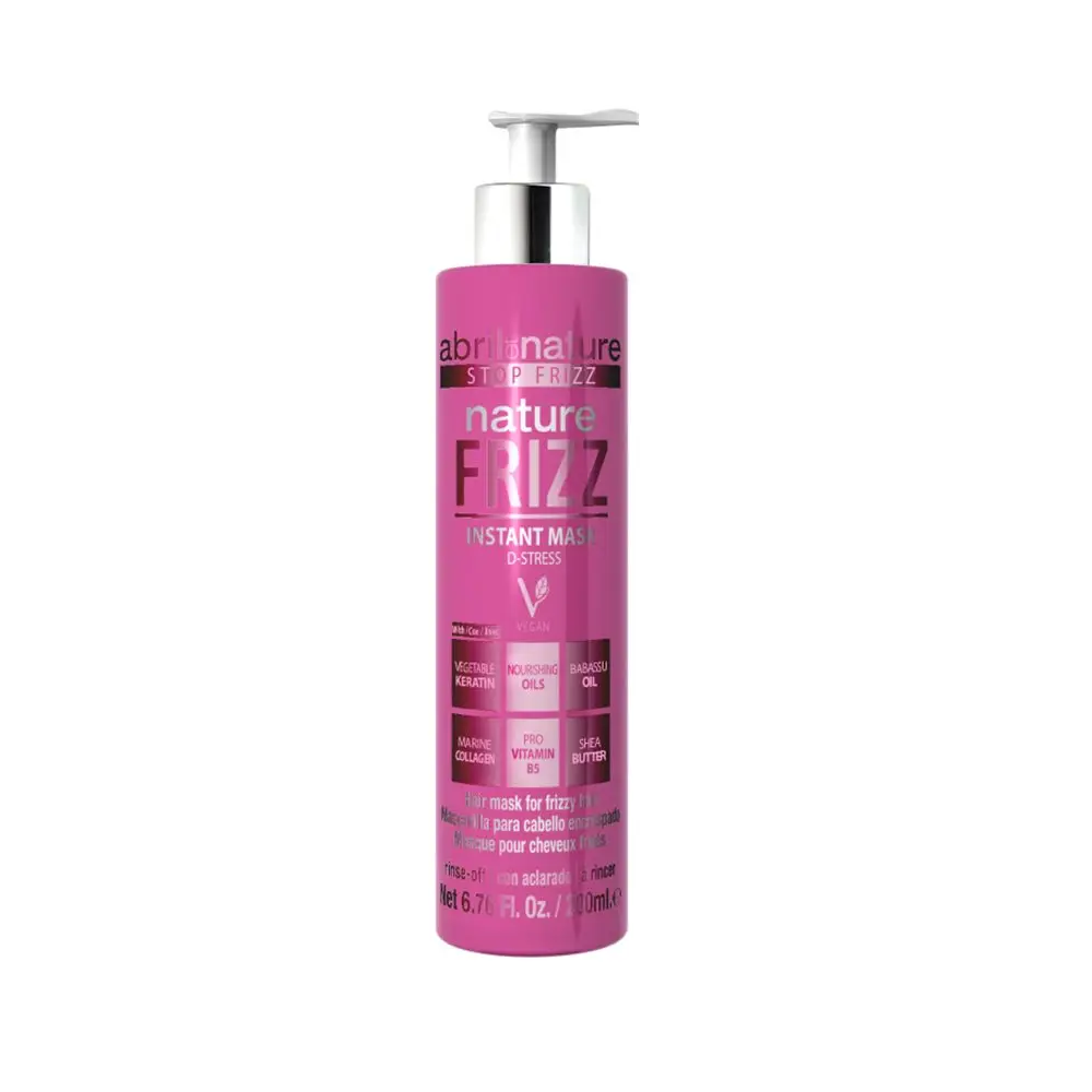 Маска для вирівнювання волосся Abril et Nature Nature Frizz D-Stress Instant Mask 200 мл