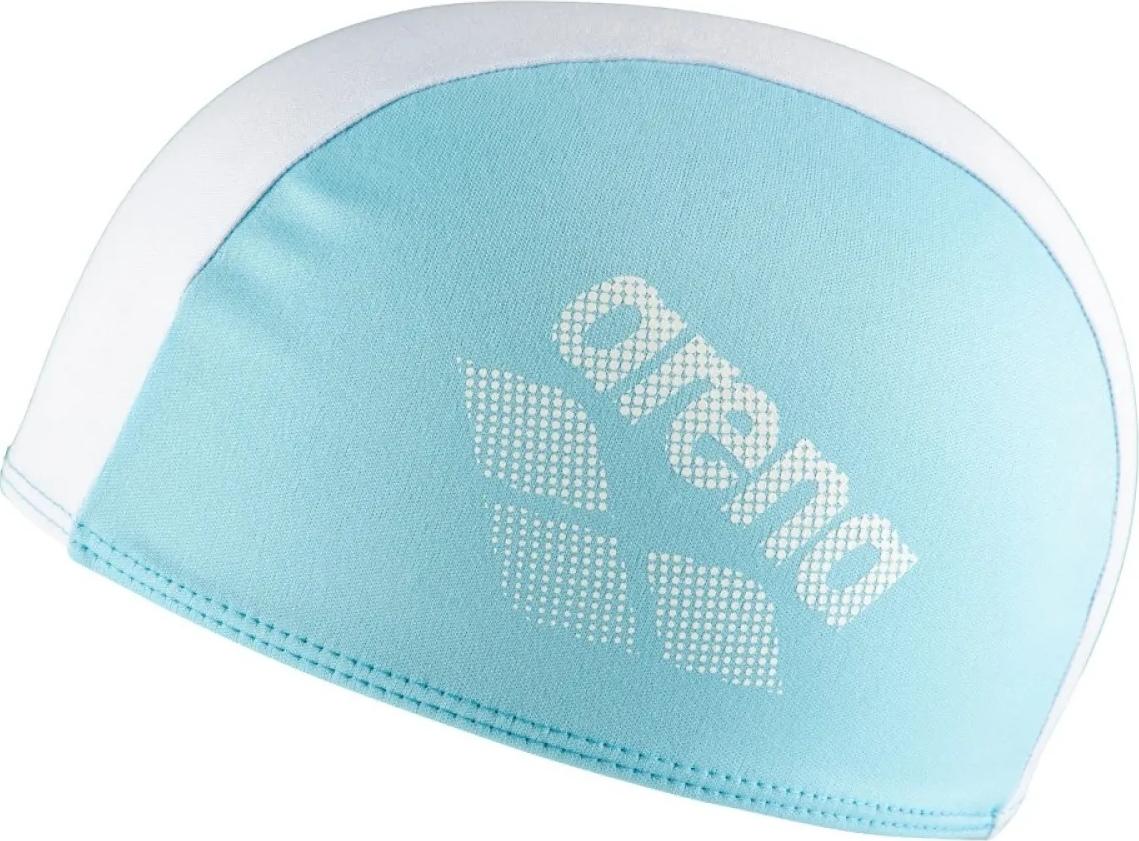 Шапочка для плавання дитяча Arena POLYESTER II KIDS Бірюзово-білий (002491-102) - фото 2 Шапочка для плавання дитяча Arena POLYESTER II KIDS Бірюзово-білий (002491-102) - фото 2