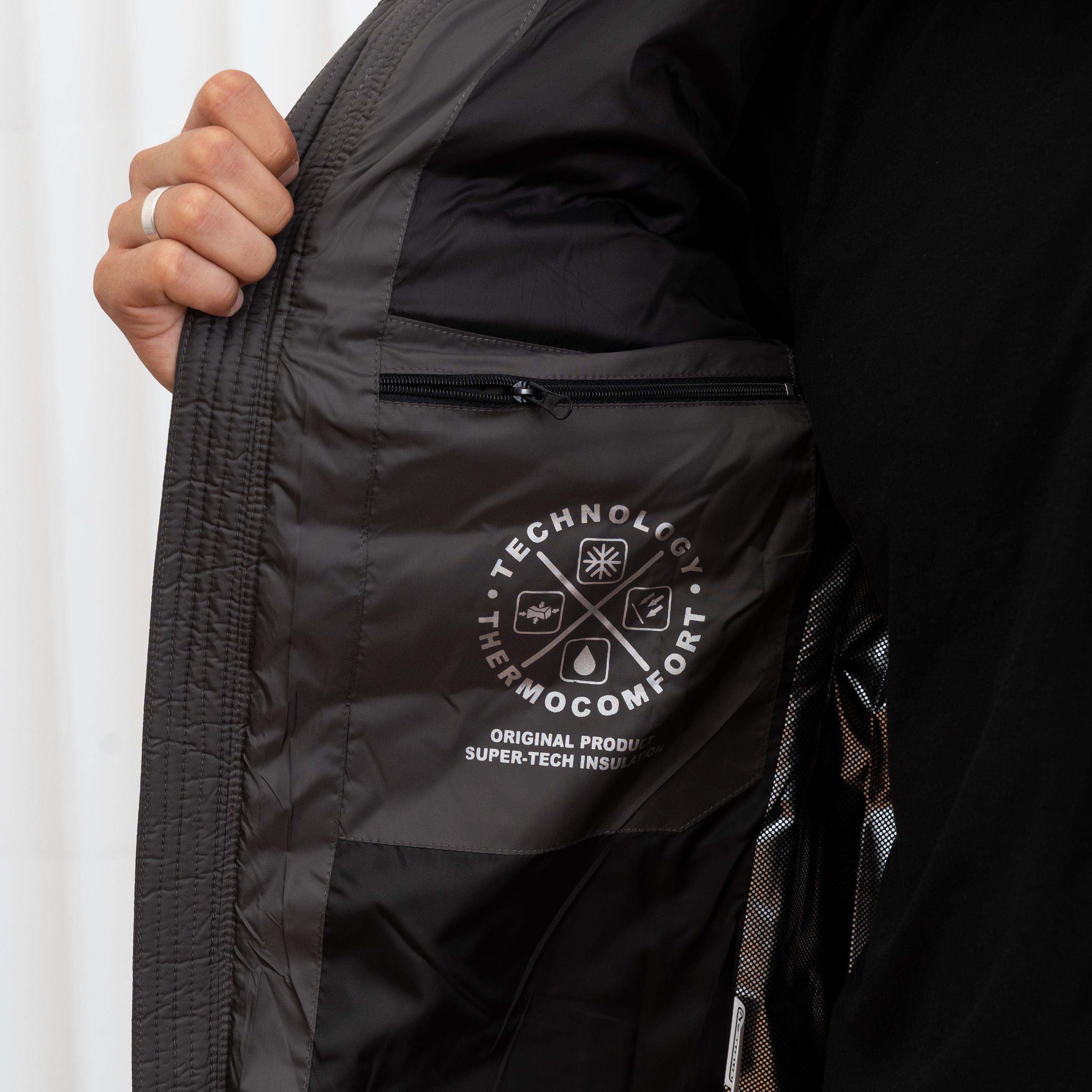 Куртка мужская зимняя Vavalon 932-V р. 64 Графит (29127005) - фото 4