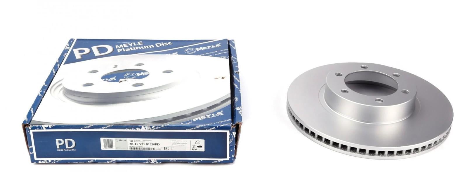 Диск тормозной передний Meyle для Toyota Land Cruiser 3.0-4.0 D 02-3 338x28 мм (30-15 521 0129/PD)