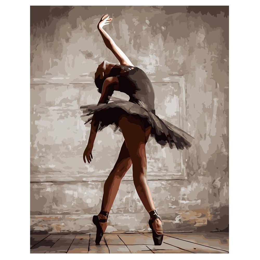 Картина по номерам Strateg Черный лебедь 40x50 см (VA-1832)