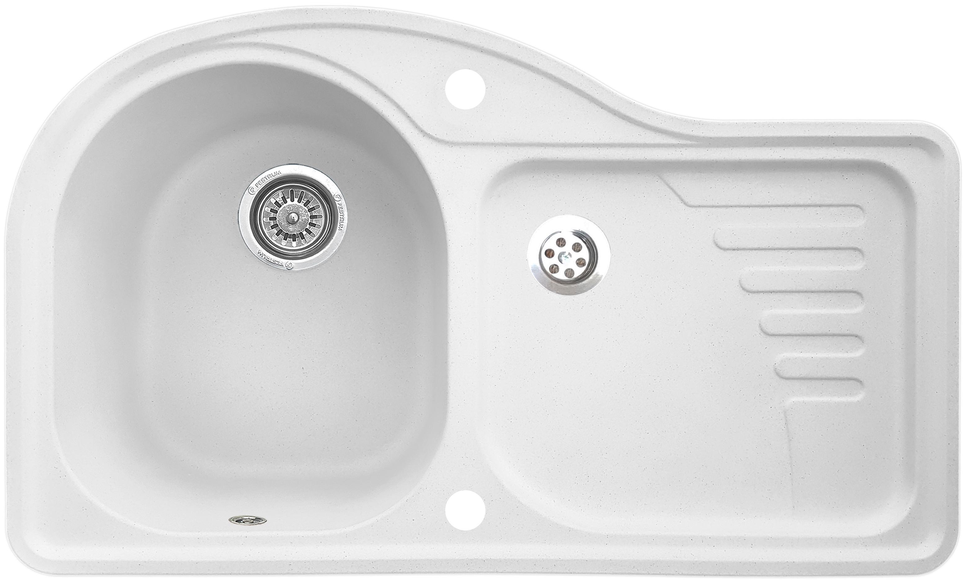 Мойка кухонная Valetti 52D 840x510 мм Белый Мойка кухонная Valetti 52D 840x510 мм Белый