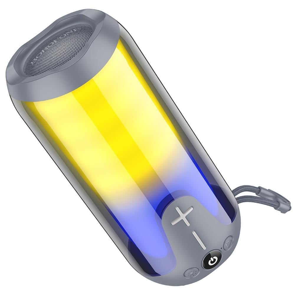Портативна колонка Borofone BR33 TWS з LED підсвічуванням Grey (2867029217)