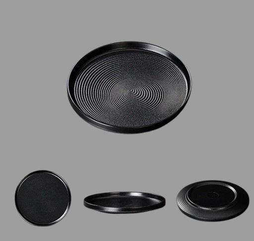 Тарілка десертна 18536 2,7х22,5 см Чорний (5010832) - фото 2 Тарілка десертна 18536 2,7х22,5 см Чорний (5010832) - фото 2