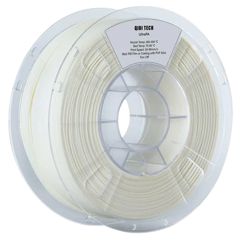 Пластик QIDI TECH UltraPA Nylon Natural 1,75 мм 1 кг Білий (NYLON001)