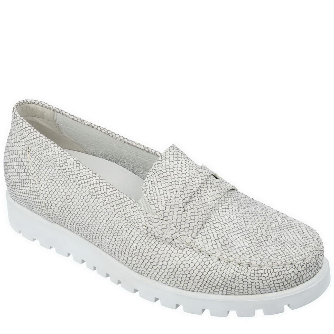 Лоферы женские Waldlaufer р. 37 Серебряный (92274234)