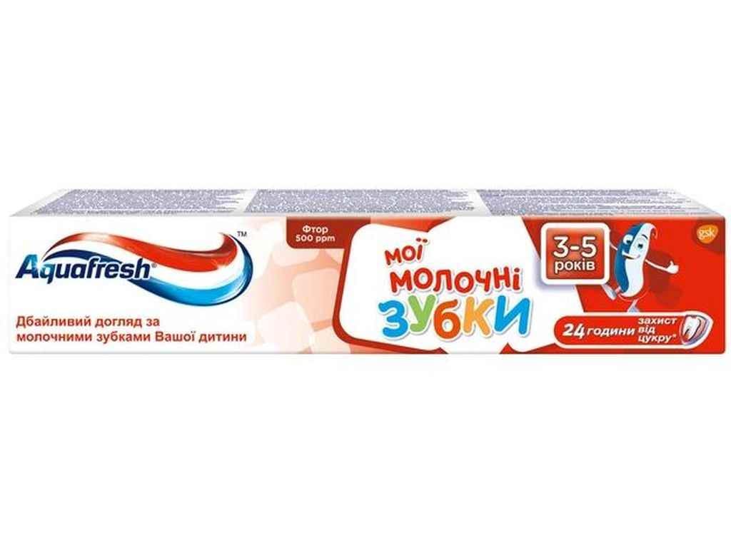 Зубная паста Aquafresh Мои молочные зубки 3-5 лет 50 мл (66446) Зубная паста Aquafresh Мои молочные зубки 3-5 лет 50 мл (66446)
