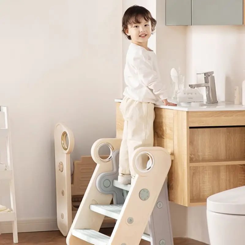 Детский табурет-лестница Lumpurini Francesca на 3 ступени для детей до 75 кг (54dc554e) - фото 2 Детский табурет-лестница Lumpurini Francesca на 3 ступени для детей до 75 кг (54dc554e) - фото 2