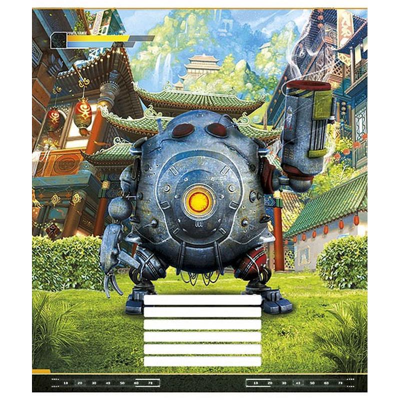 Школьная тетрадь в линейку Школярик 12 л. Разноцветный (NB-286-Z-289)