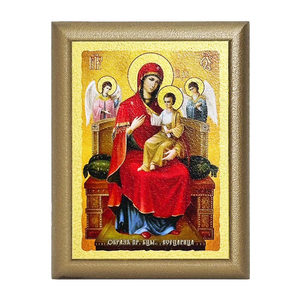 Ікона Свята Богородиця Всецариця 9х12 см (11513-9x12) - фото 2 Ікона Свята Богородиця Всецариця 9х12 см (11513-9x12) - фото 2