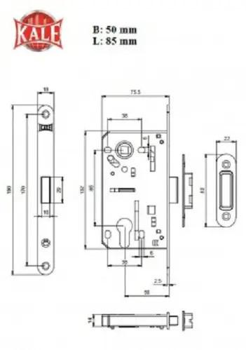 Замок 212 В межкомнатный цилиндровый никель 50 мм (1-30197) - фото 2 Замок 212 В межкомнатный цилиндровый никель 50 мм (1-30197) - фото 2