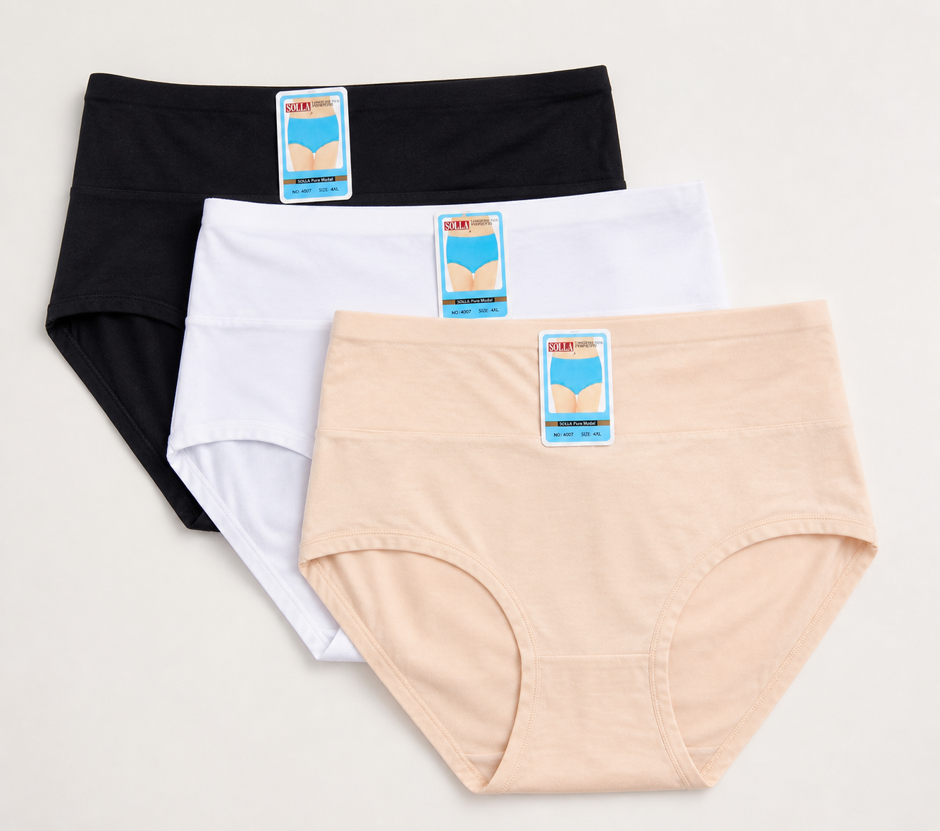 Трусики жіночі сліпи 3 шт. 4XL Трусики жіночі сліпи 3 шт. 4XL