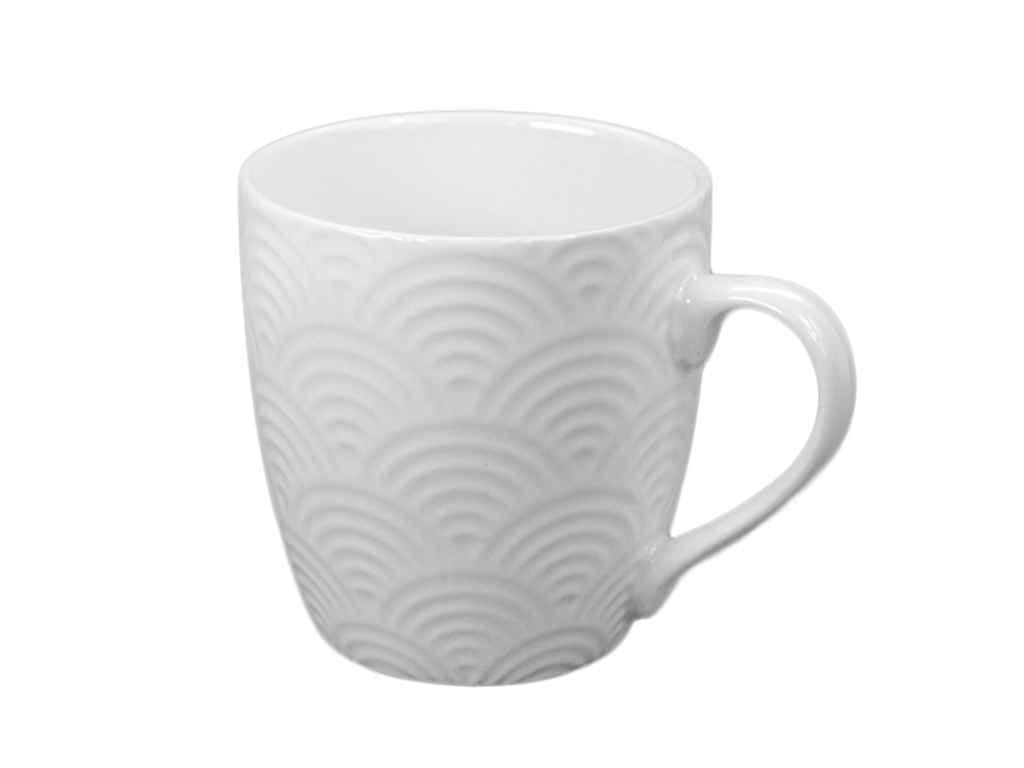 Чашка STENSON fan 200 мл White (R30878)