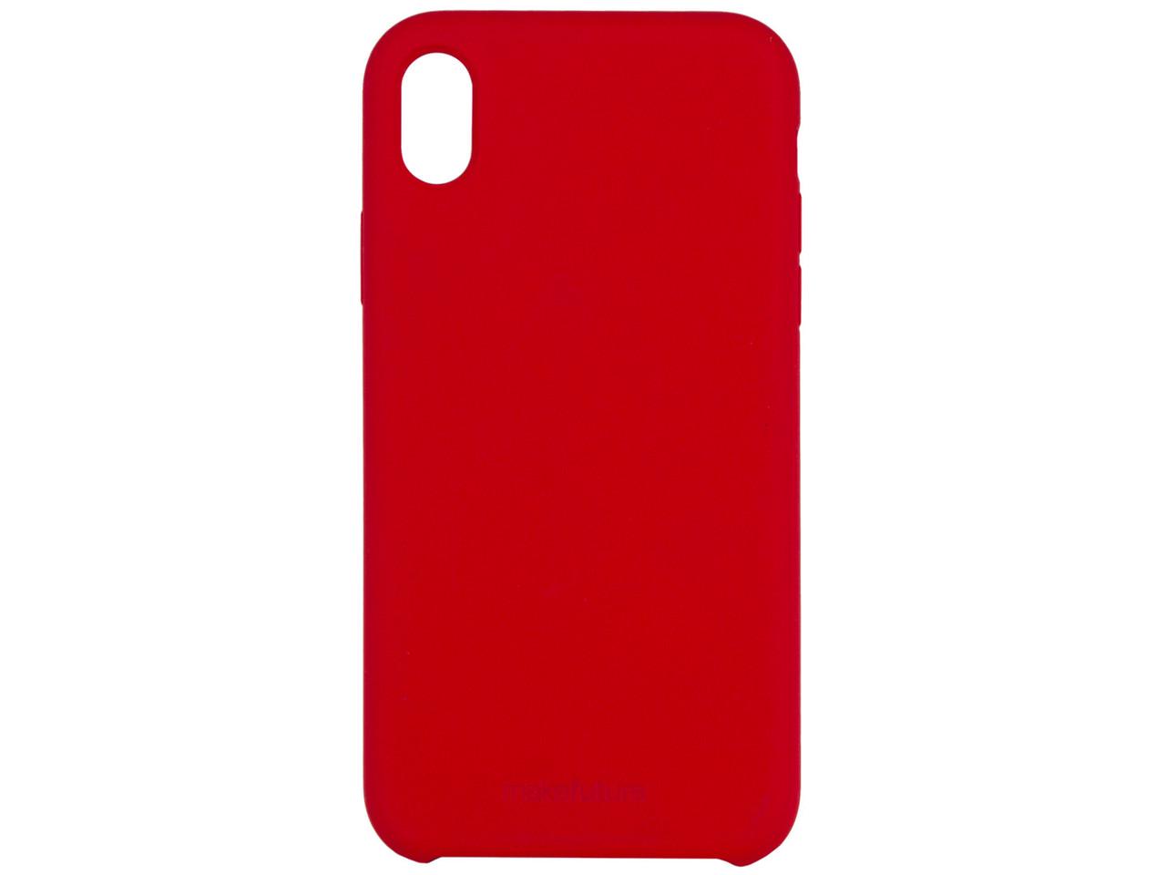 Чехол-накладка Apple Silicone Case for iPhone Xr, Red (HC) (A)