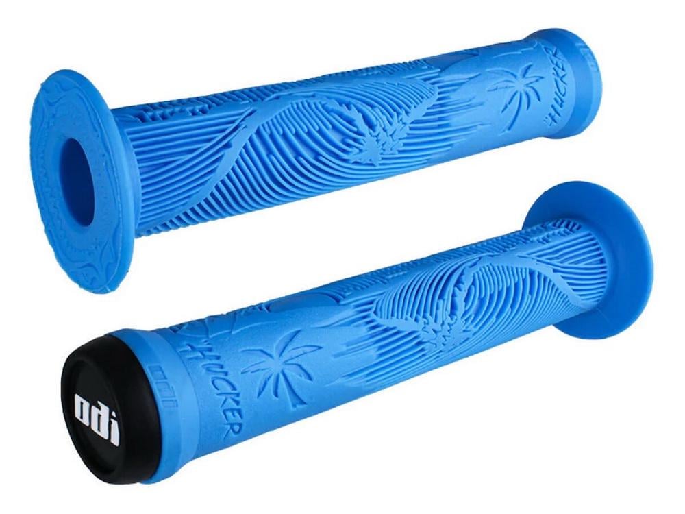 Грипсы ODI Hucker Signature 160 мм w/Flange Light Blue (F01HFLU)