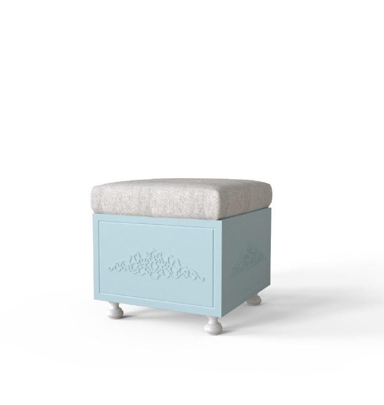 Пуфик Artinhead Amelie ЛДСП/МДФ Голубая лагуна