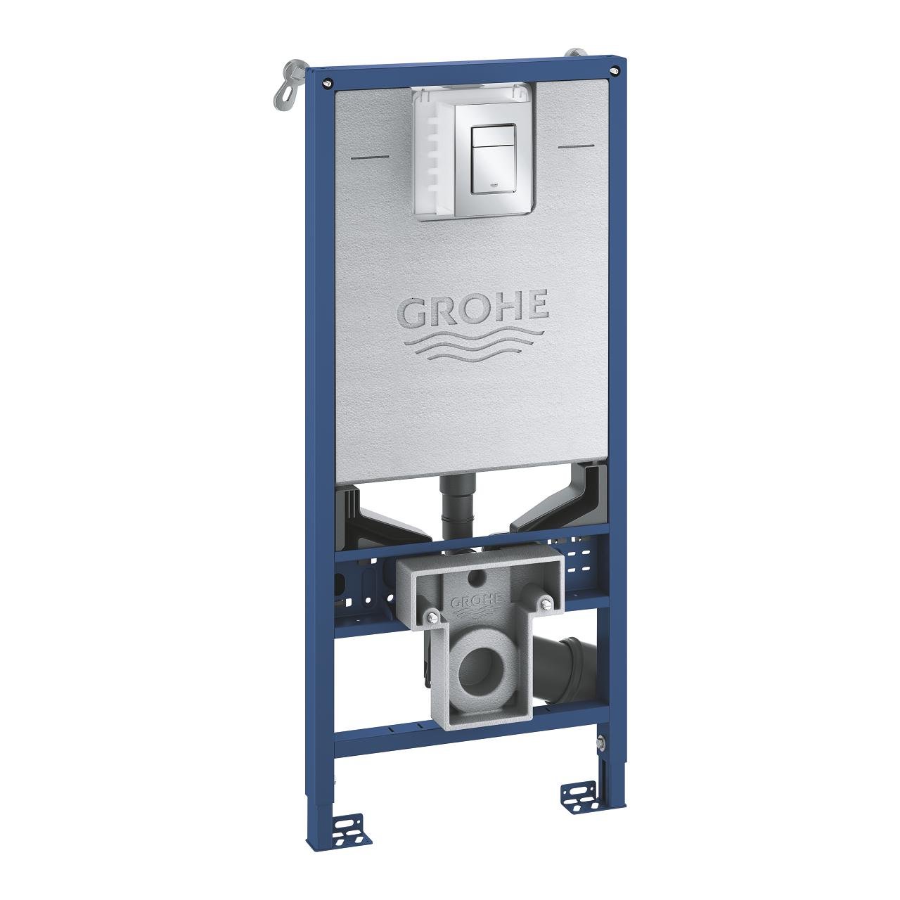 Інсталяційна система для унітазу Grohe Rapid SLX 39603000 з кнопкою Хром (150249)