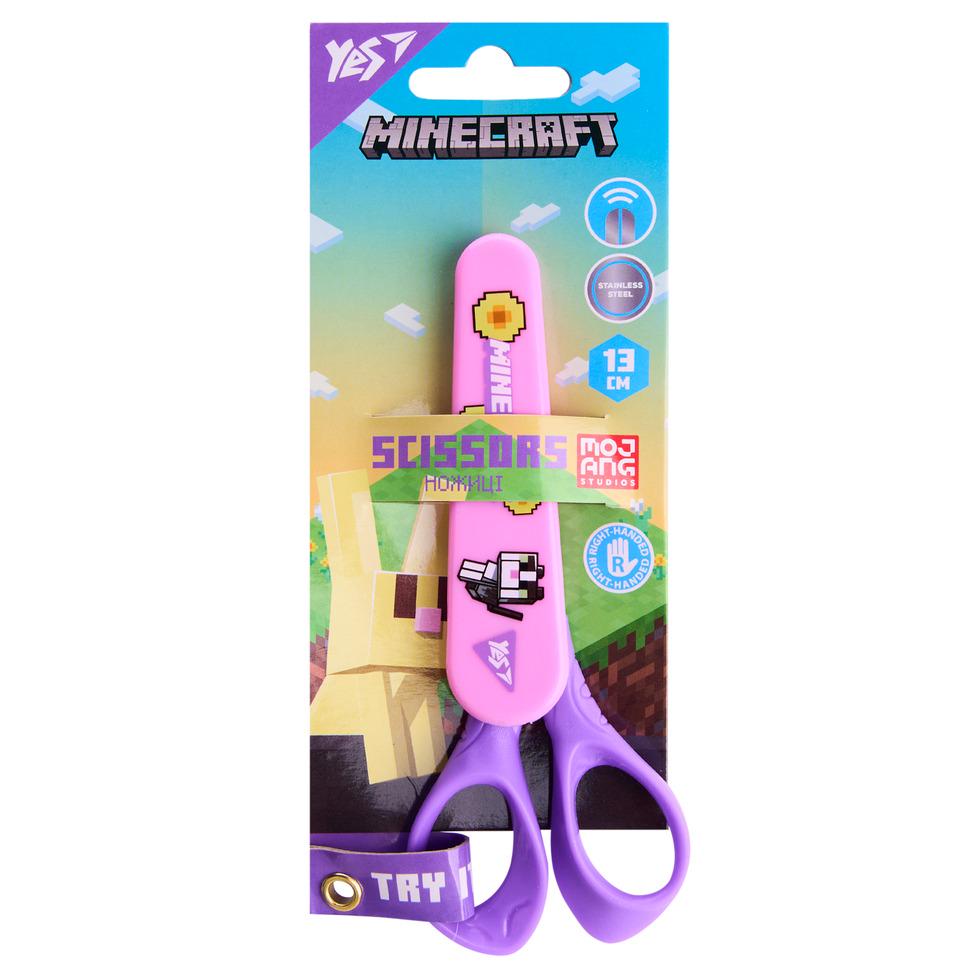 Ножницы YES Minecraft.Spring 13 см в футляре (480464) Ножницы YES Minecraft.Spring 13 см в футляре (480464)