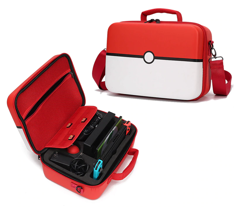 Кейс-чехол Travel Pokeball для NINTENDO Switch OLED + 2 накладки на стики - фото 3 Кейс-чехол Travel Pokeball для NINTENDO Switch OLED + 2 накладки на стики - фото 3