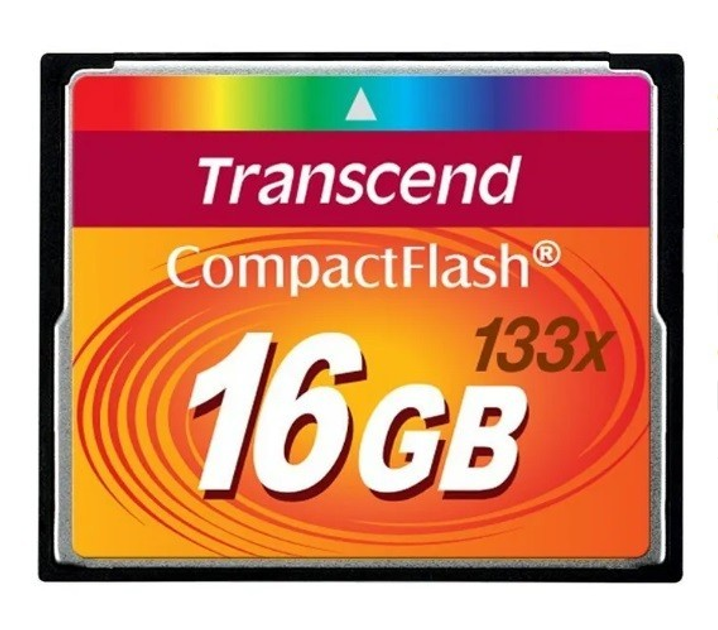 Карта пам'яті Transcend Compact Flash 16 GB CF 133X