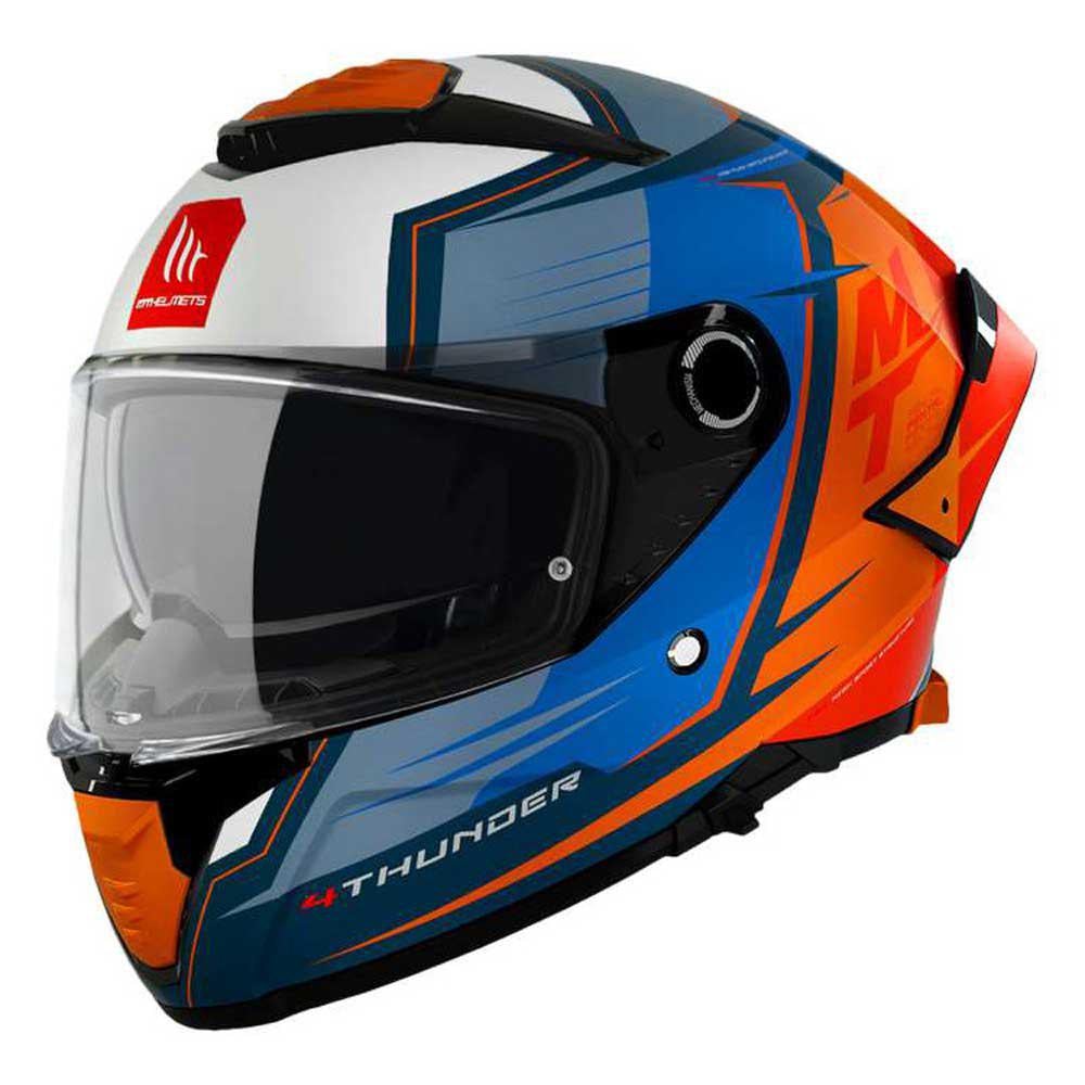 Мотошлем MT HELMETS Thunder 4 SV Pental B4 M Matt Orange (23712)