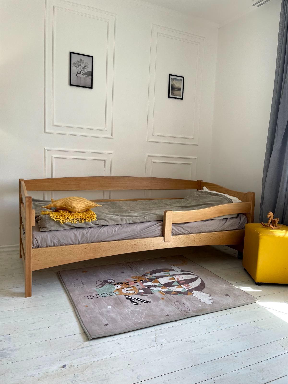 Ліжко підліткове Goydalka Afina 190x80 см Натуральний - фото 1 Ліжко підліткове Goydalka Afina 190x80 см Натуральний - фото 1