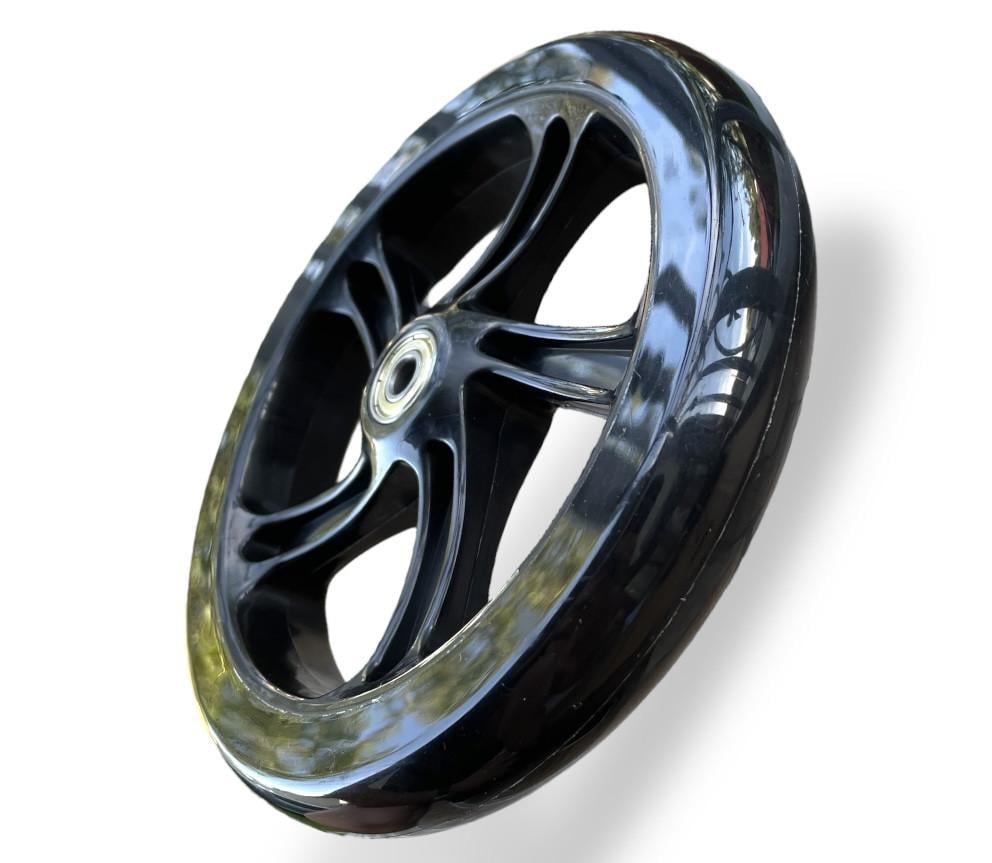 Колесо для самоката PU з підшипниками 608 175х30 мм Чорний - фото 4 Колесо для самоката PU з підшипниками 608 175х30 мм Чорний - фото 4