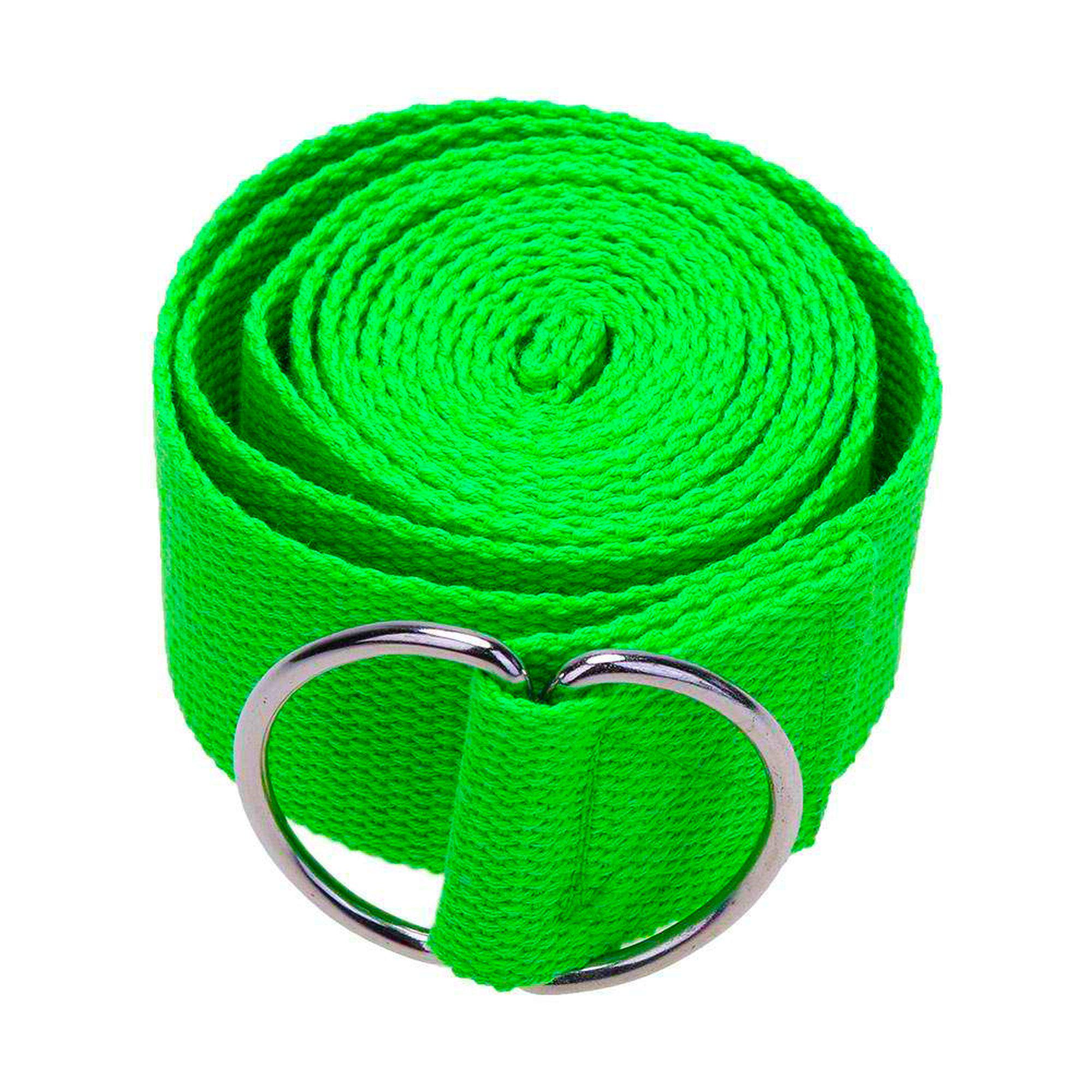 Ремінь для йоги EasyFit Yoga Strap 183 см Салатовий (EFYGS183-GR)