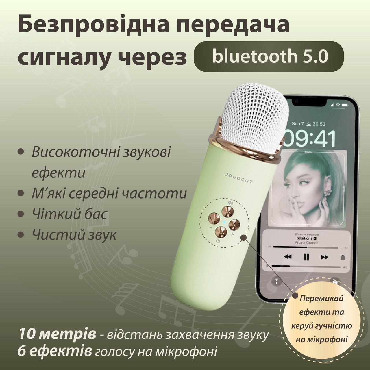 Портативна колонка Bluetooth з мікрофоном і вологозахистом TF card Зелений (C20GR) - фото 3