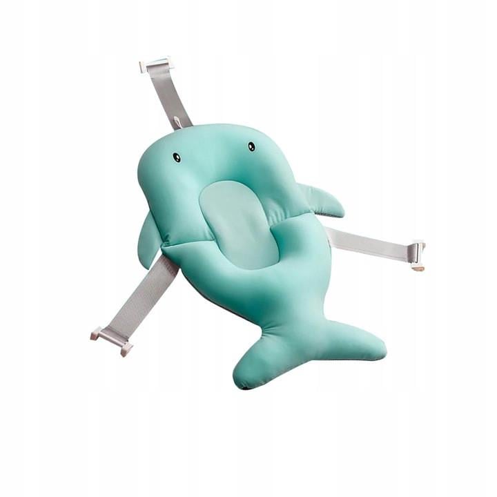 Матрац-килимок для купання дитини Bestbaby 340 Shark з кріпленнями Blue (28953367)
