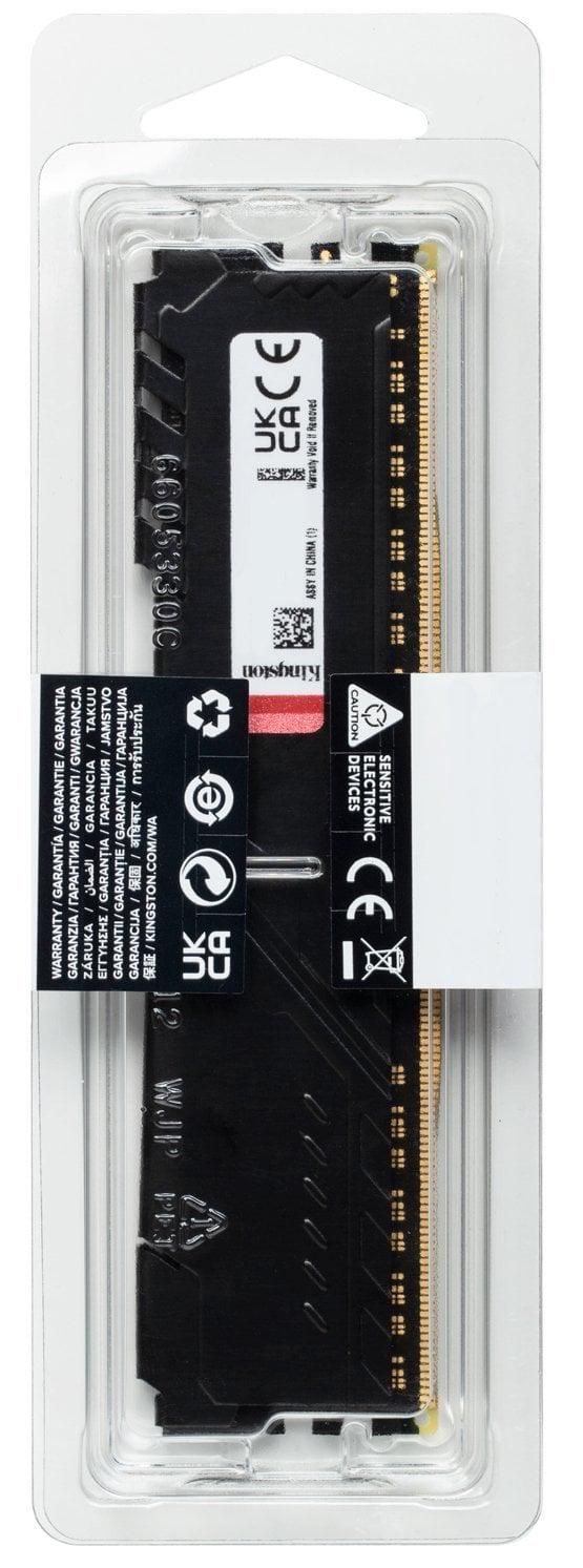 Оперативна пам'ять Kingston Fury Beast DDR4 16 Гб 3200 MHz Black (KF432C16BB1/16WP) - фото 6 Оперативна пам'ять Kingston Fury Beast DDR4 16 Гб 3200 MHz Black (KF432C16BB1/16WP) - фото 6