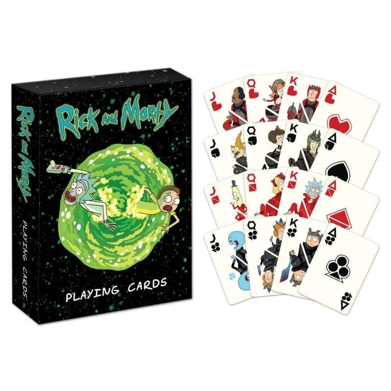 Карты игральные Rick and Morty Рик и Морты бревно 54 шт. Карты игральные Rick and Morty Рик и Морты бревно 54 шт.