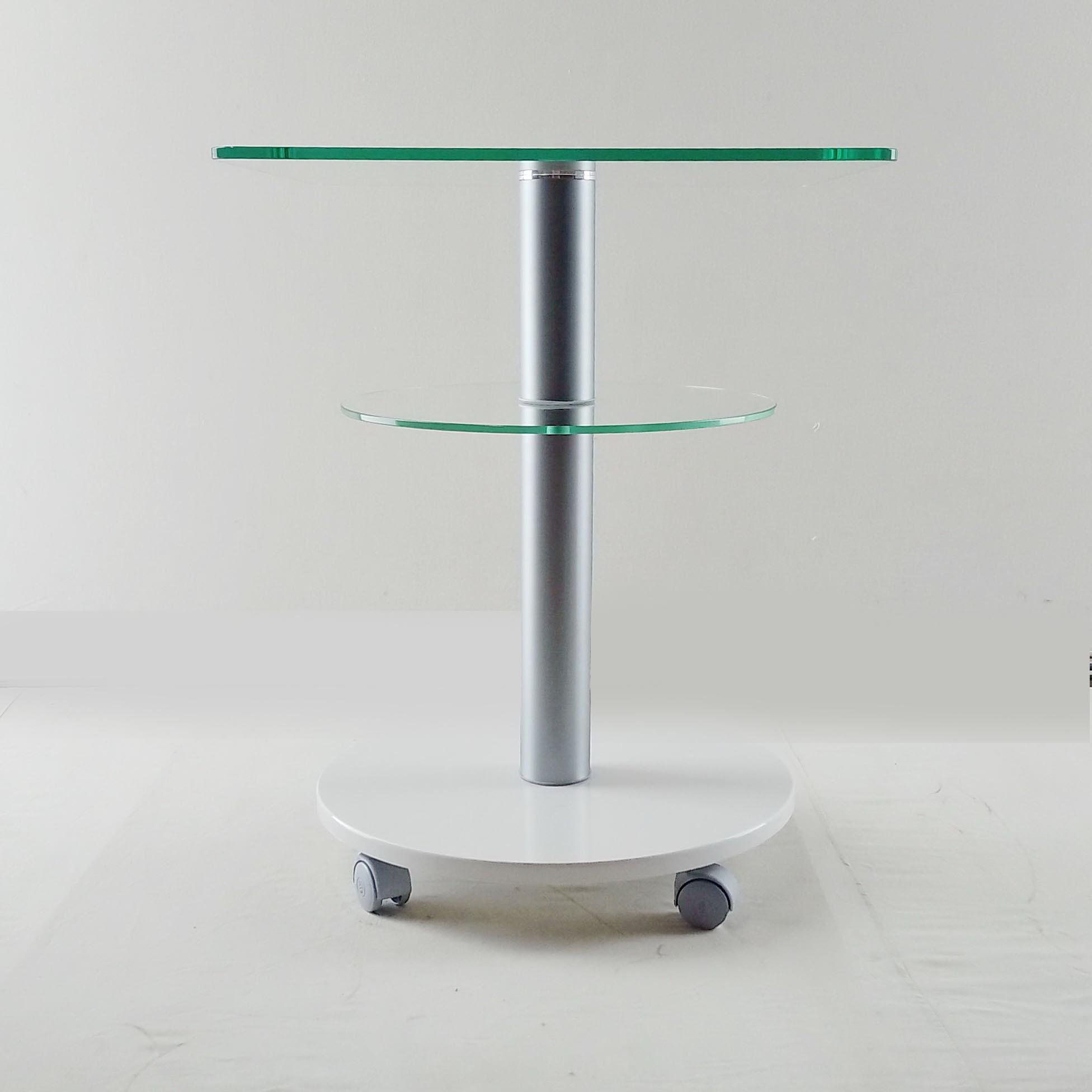 Стол журнальный стеклянный Commus Bravo Light Kv6 clear-white-alm60 Белый (433820233) - фото 4 Стол журнальный стеклянный Commus Bravo Light Kv6 clear-white-alm60 Белый (433820233) - фото 4