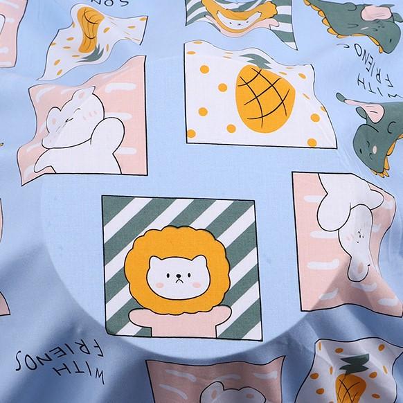 Ткань вискоза LuxFabric With friends принтированная 153 г/м² 1,45 м 1 м (ТП1431в82)