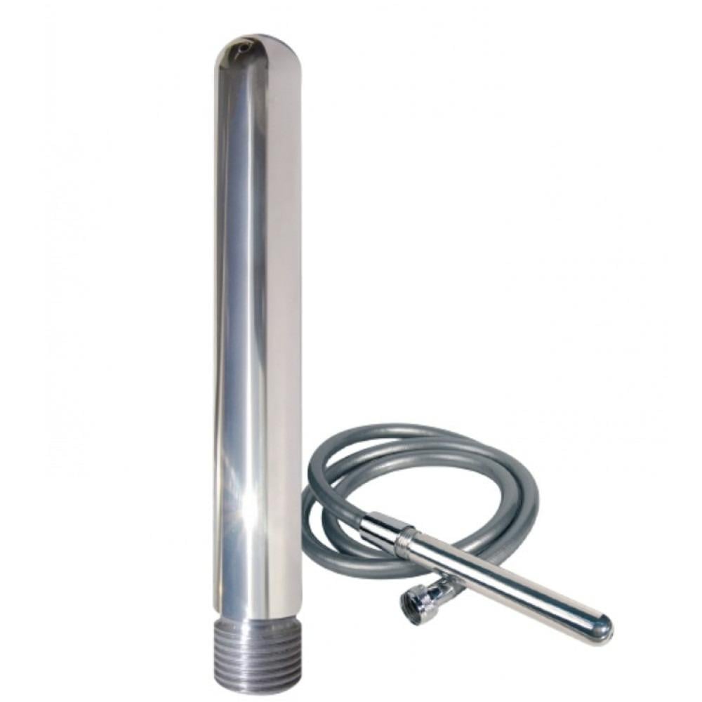 Анальный душ со шлангом Joy Division Aluminium Intimate Douche Стальной (JD16411)