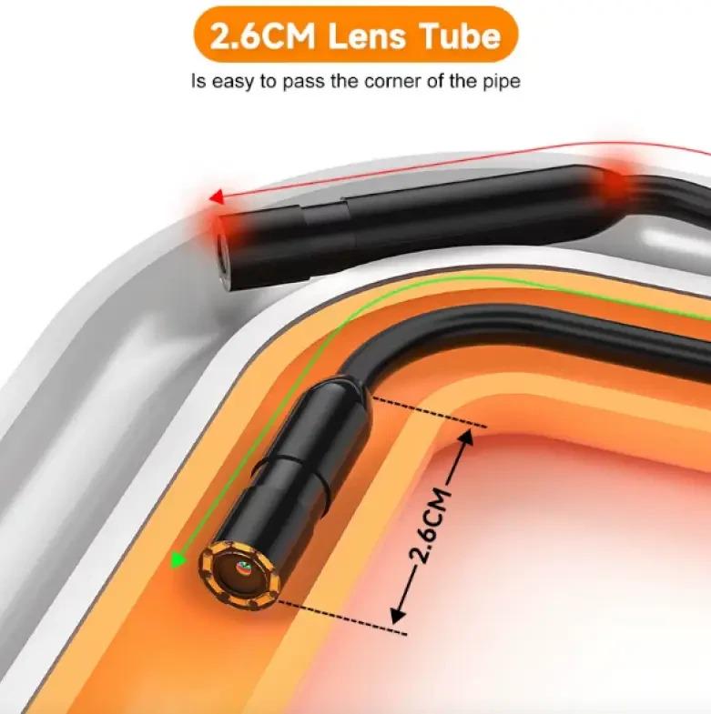 Эндоскоп автомобильный P230 с подсветкой и экраном 5 м (1011072-Black) - фото 2 Эндоскоп автомобильный P230 с подсветкой и экраном 5 м (1011072-Black) - фото 2