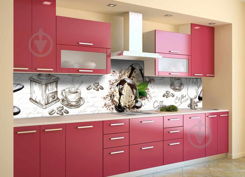 Скинали на кухню Zatarga «Мороженое» 600х2500 мм виниловая 3Д наклейка кухонный фартук самоклеящаяся Z180795 Скинали на кухню Zatarga «Мороженое» 600х2500 мм виниловая 3Д наклейка кухонный фартук самоклеящаяся Z180795