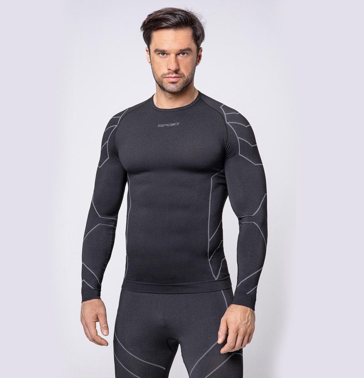 Комплект термобелья мужской Spaio Rapid Set XXL Black/Grey (SP-RPD1-BLKGR-SET-XXL) - фото 2