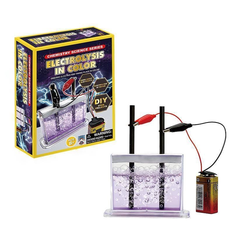 Набор для химических экспериментов Electrolysis in Color с электролизом (34630226)
