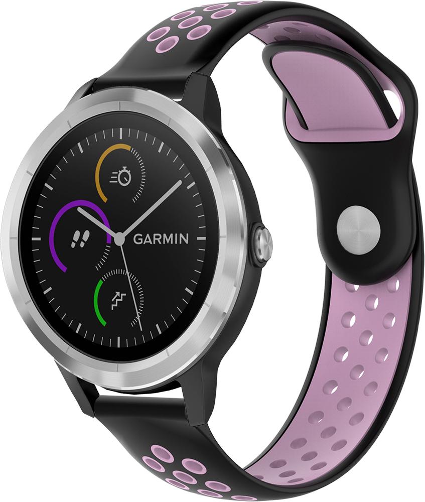 Ремешок Sport для Garmin Vivoactive 3 Pink Black (23031-49)