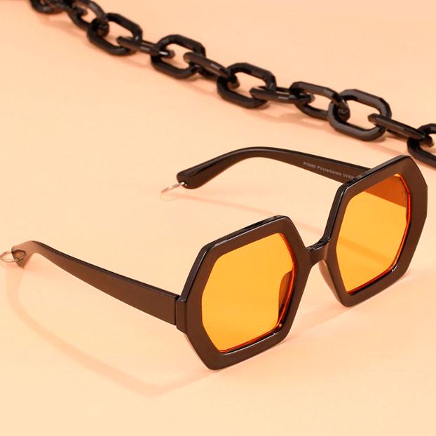 Сонцезахисні окуляри Berkani Dollishez з ланцюжком Black/Yellow (BOF84509) - фото 2 Сонцезахисні окуляри Berkani Dollishez з ланцюжком Black/Yellow (BOF84509) - фото 2