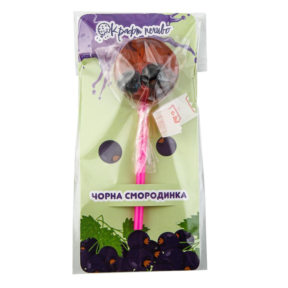 Леденец на палочке Крафт Печиво Черная смородина с сахаром