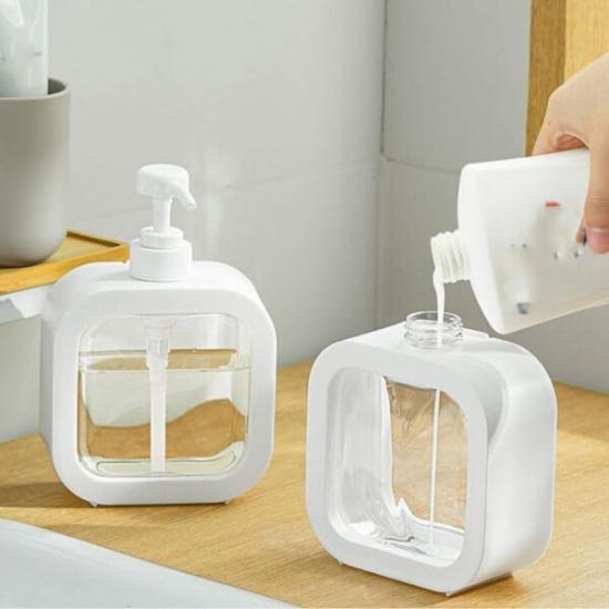 Дозатор для рідкого мила Classic 500 мл White (128397) - фото 3 Дозатор для рідкого мила Classic 500 мл White (128397) - фото 3