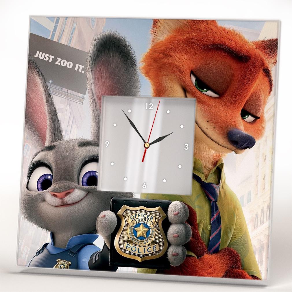 Годинник Мульфільм ''Зоотрополіс" 260x260 мм (C04596)