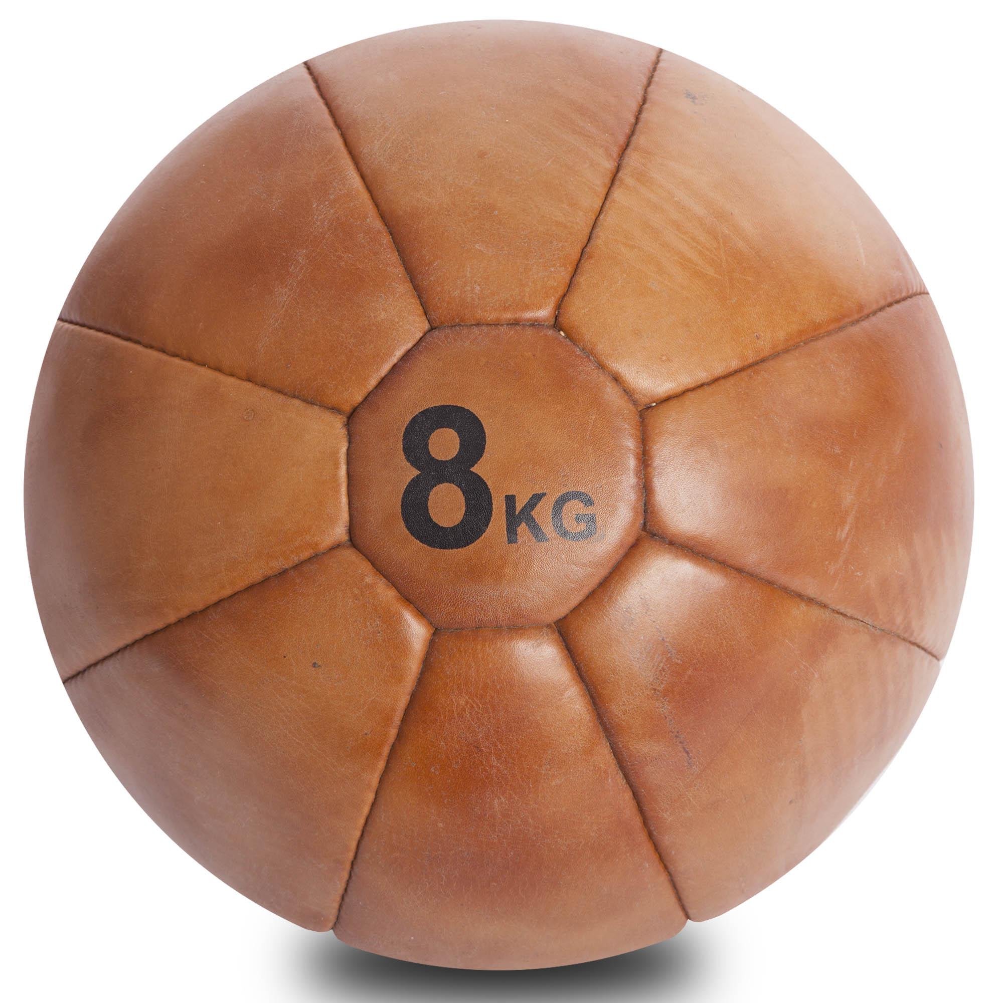 М'яч медичний медбол Zelart VINTAGE Medicine Ball F-0242-8 8кг (DR003448)